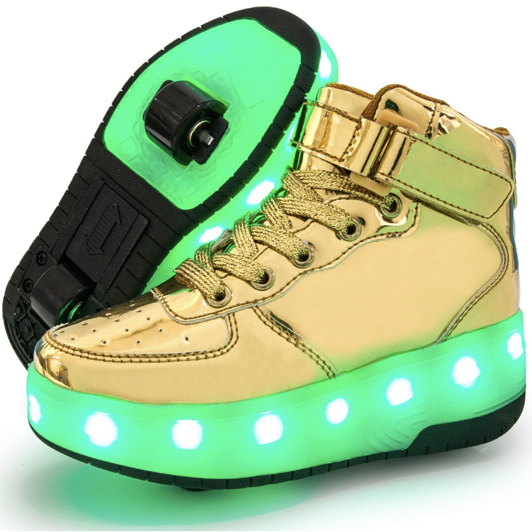 Gold heelys hotsell