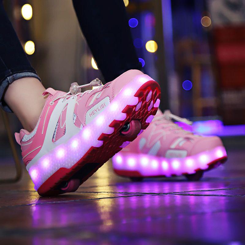 Light up roller sales skate shoes