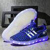 New USB Rechargeable Luminous Kids Sneakers For Boys Girls