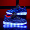New USB Rechargeable Luminous Kids Sneakers For Boys Girls