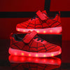 New USB Rechargeable Luminous Kids Sneakers For Boys Girls