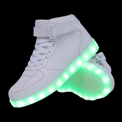 Led Sneakers White 7 Led Light Colors  | Dancing Led Light Shoes  | Kids Led Light Shoes  | Led Light Shoes For Men  | Led Light Shoes For Women