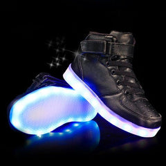 Led Sneakers Black 7 Led Light Colors  | Men & Women Shoes | Led Light Shoes For Men  | Led Light Shoes For Women