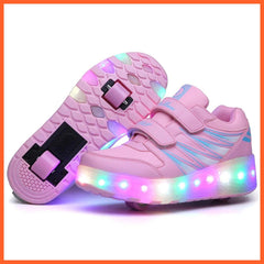 Sparkling Led Two Wheel Roller Range | Kids Led Light Shoes  | Kids Led Light Roller Wheel Shoes