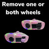 Led Roller Shoes For Kids 1 Or 2 Wheel Options - Pink  | Led Light Roller Heel Wheel Shoes | ledlegs.