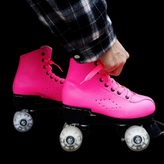 Flash Roller Skates Led Lighting Shoes Pink  | Dancing Led Light Shoes  | Led Light Roller Skates  | Led Light Shoes For Women