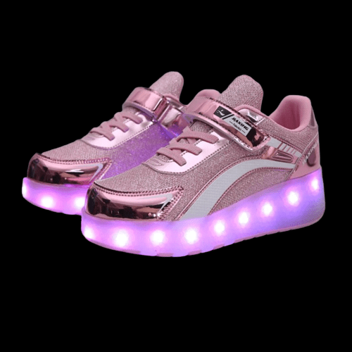 Schoenen met Wieltjes voor Kinderen en Meisjes - Inklapbare Schoenen met Wieltjes voor Kinderen en Meisjes - Inklapbare